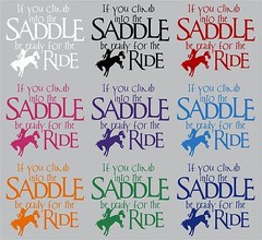 Cowboy Horse Rodeo Cowgirl Western Funny Car Truck Window Vinyl Decal Sticker