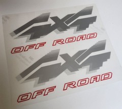 Pair 4×4 or 4×4 Off Road Decals fit 1992-1996 Ford F150, Bronco, etc TOP QUALITY