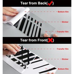 2pcs GT Racing Plaid Hood Side Doors Fenders Stripes Stickers for Sports Car SUV