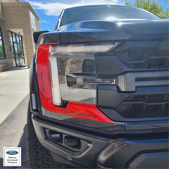 2024 Ford Raptor F-150 Headlight Accent Vinyl Decals FP/Raptor F150