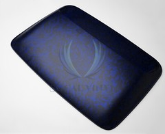 ESSMO PET Marble Forged Matte Carbon Fiber Royal Blue Car Vehicle Vinyl Wrap