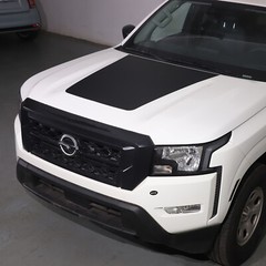 Matte Black Hood Panel Decal Sticker Blackout Fits Nissan Frontier 2022-2024
