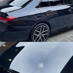 5FTx50FT Double Layer PET Piano Black Vinyl Wrap US Stock Scratch Resistant