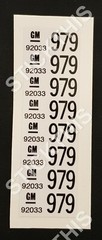 Suit Holden HSV Wire Harness Label – VL Battery Loom V8 92033979
