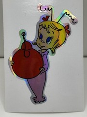CINDY LOU WHO GRINCH DR SUESS LED Holographic Metallic 3” Vinyl Decal Sticker