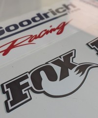 5 Classic Racing decals NHRA Hotrod stickers FOX BFG 8″ Large Format + Toolbox