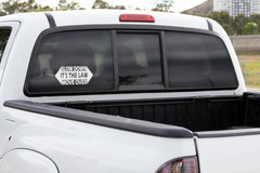 Slow Down Move Over Decal – High-Performance Vinyl Safety Sticker for Vehicles