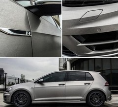 Full Roll 100FT x 5FT Metallic Brushed Grey ALUMINUM Vinyl Car Wrap Sticker Film