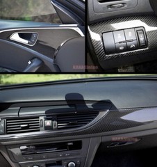 5D Mirror Glossy Ultra Shining Black Carbon Fiber Vinyl Wrap Sticker 65FT x 5FT