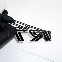 2x 3D TRD Sport Back Red Pickup Bed Truck Logo Sticker Decal Decoration Limited