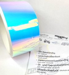 Finest Folia RACING TAPE Blue-Purple Chrome 2 in x 30 FT PVC Outdoor Chrome Tape