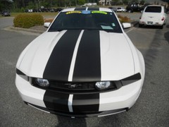 10″ PLAIN Rally Racing Stripe Graphics Stripes Set FIT 2005 – 2014 Mustang