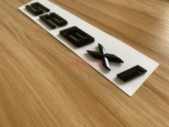 Gloss Black 3D ABS Letters Trunk 528xi Emblem Rear Badge for BMW 2017-2022 528xi