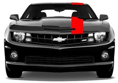 Chevy CAMARO 8″ Single Offset EZ Rally Racing Stripes Vinyl Decal Graphics