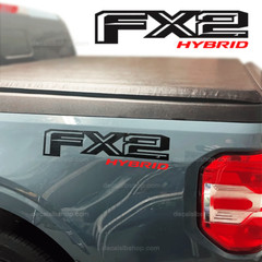 FX2 Hybrid Decal Fit Ford Maverick F150 Truck decals Stickers Vinyl F-150