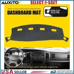 Dashboard Dash Board Cover Mat Carpet For 02-08 Dodge Ram 1500 2500 Gray 1-5X