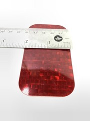 15-Red 2×3.5 Rectangle Conspicuity Tape High Visibility Reflective DOT Reflector