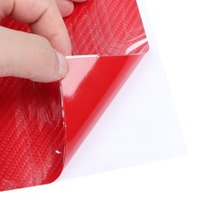 High Glossy 6D Carbon Fiber Vinyl Wrap Film Automobiles Car Sticker Decals US