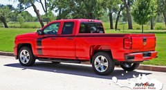 2014-2018 Chevy Silverado Flow Stripe Decals Stripes Kit