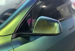 Galaxy Dust Matte Spring Green Metallic Sticker Decal Vinyl Wrap Sheet Film DIY