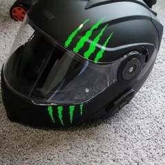 Reflective Monster Claw Motorcycle Helmet Sticker Waterproof Auto Vinyl Decal