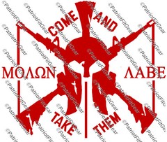 Molon Labe,Spartan,Gun Rights,Don’t Tread On Me,We The People,Custom Vinyl Decal