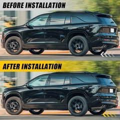 4X Front Rear Reflector Decals Precut Tint Overlay Vinyl For 2024 2025 Traverse