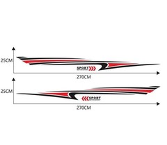 Graphic Waist Line Stripe Decal For Toyota Corolla Camry Motorsport Side Sticker