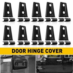 1/2Set Exterior Door Hood Cover Hinge Hinge Trim For Jeep Wrangler JK JKU 2007-2