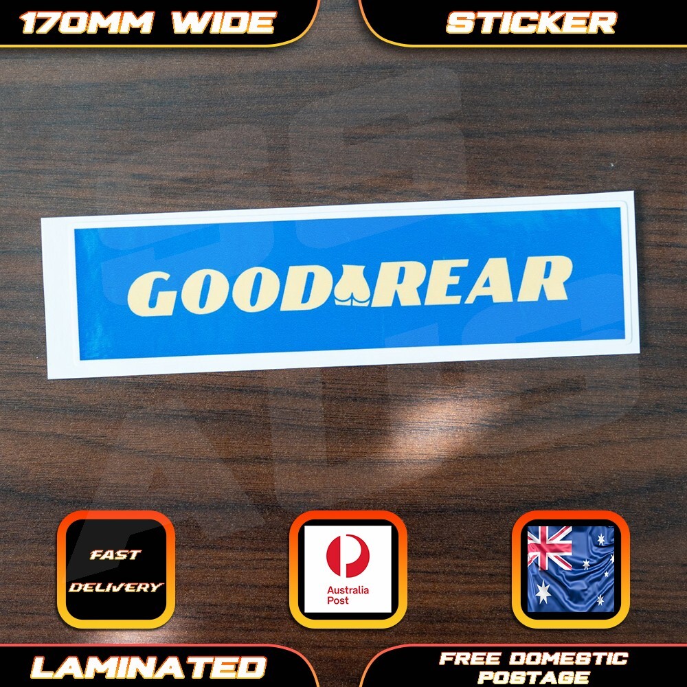 Good Rear Good Year Style Parody Sticker Decal Bumper Funny Car Laptop Window