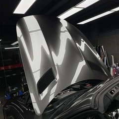 5FTx50FT PET Liquid Metal Tungsten Steel Vinyl Wrap US Stock Self Adhesive