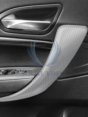 3D Carbon Fiber Silver Matte Textured Car Vinyl Wrap Sticker Decal Film Sheet