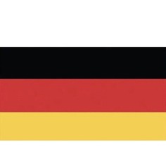 Set Of 3 Germany Flag Bumper Sticker 3”/5”