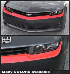 Chevrolet Camaro 2014-2015 Front Fascia Blackout/Highlight Stripe (Choose Color)