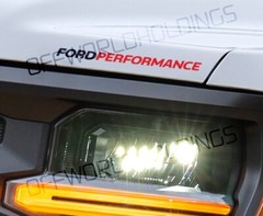 FORD PERFORMANCE 2-color sticker decal WEC Le Mans racing Mustang NASCAR WRC