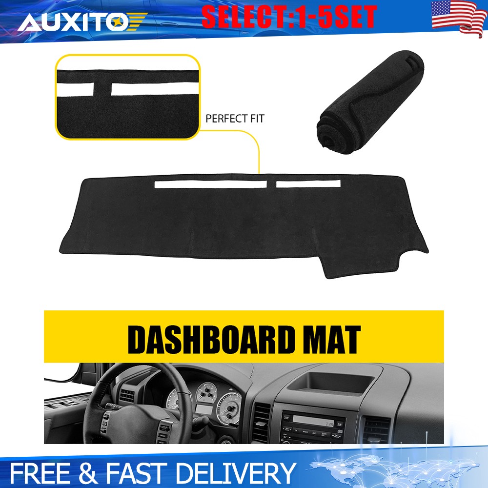 Dashboard Pad Cover Dash Mat Sun Protector Non-Slip For Nissan Titan 04-12 1-5X