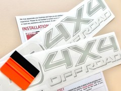2 x 4×4 Off-Road Stickers Compatible w/ TRD Four Wheel Drive Decals 22″ x 4″