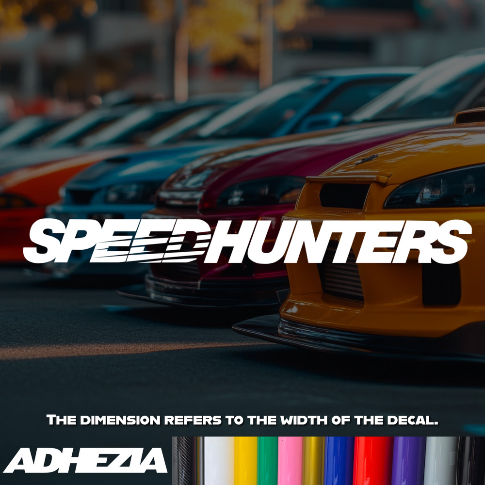 Speedhunters Decal Vinyl Decal Sticker – Design for Cars, Bumpers, Windows, JDM