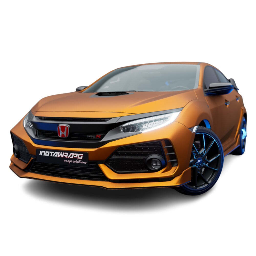 KPMF K75400 Matte Iced Amber Titanium Vinyl Car Wrap | K75591