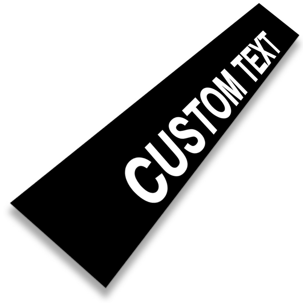 Custom Text Windshield Sun Visor Decal JDM Stance Car Sticker Banner Graphics.