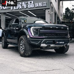 8PCS Purple Carbon Fiber Look Graphic Decals For 22-26 Ford F-150 Raptor Vinyl