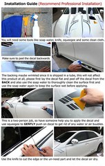 Hood Decal Line Stripes Graphics Vinyl Stickers Decoration For Car Truck Bonnet