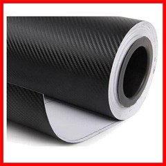 3D Black Carbon Fiber Vinyl Wrap – Easy DIY Sheet