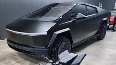 Tesla Cybertruck PreCut Paint Protection PET Vinyl Wrap Color Change Satin Black