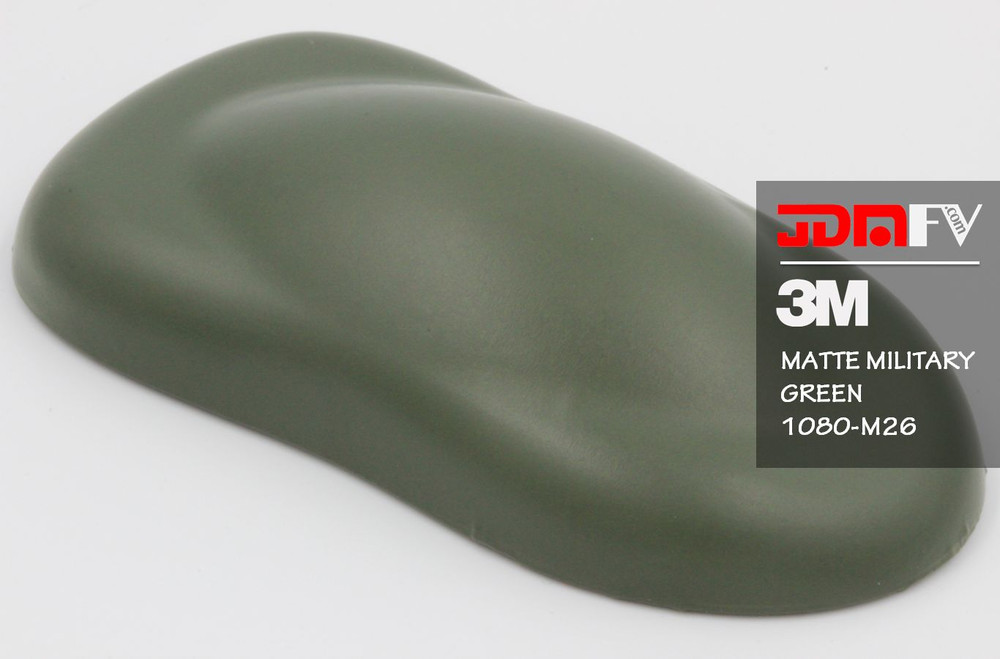 5ft x 1ft 3M 1080 M26 MATTE MILITARY GREEN Vinyl Car Wrap Decal Sticker ROLL