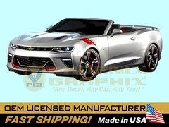 2016 2017 2018 2019 2020 2021 2022 2023Camaro SS LT RS Hash Marks Decals Stripes