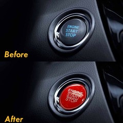 For Toyota Camry Corolla Prius Engine Start/Stop Push Button Cover Trim Sticker