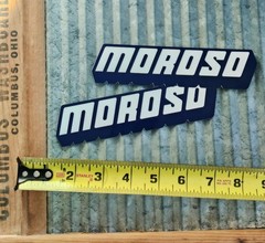 2 Moroso Performance Racing decals. NASCAR NHRA stickers Toolbox, Car Hotrod.