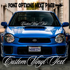 Custom Side Windshield Sticker Car Truck Rear Window Decal Banner Bottom Rocker
