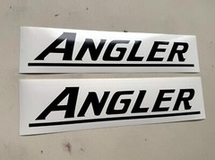 Angler Lund Boat Decals SET OF 2 Vinyl Decal Stickers